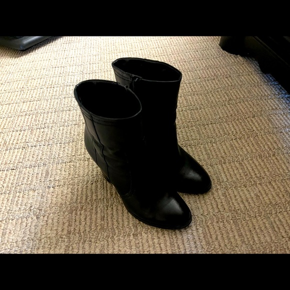 Carlos by Carlos Santana Black boots Sz 6 - Picture 1 of 7